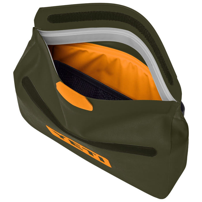 YETI SideKick Dry 3L Waterproof Gear Case Olive / King Crab Orange Image 03