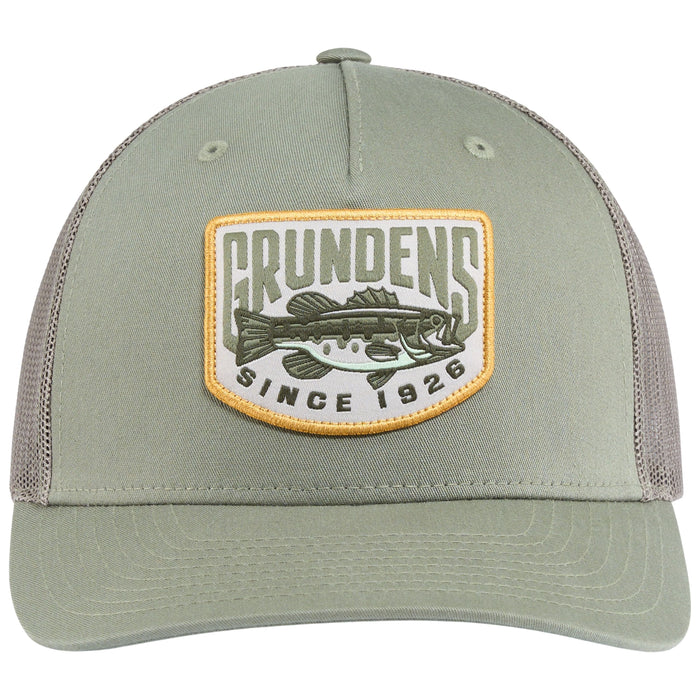 Grundens Bass Patch Trucker Loden Image 01