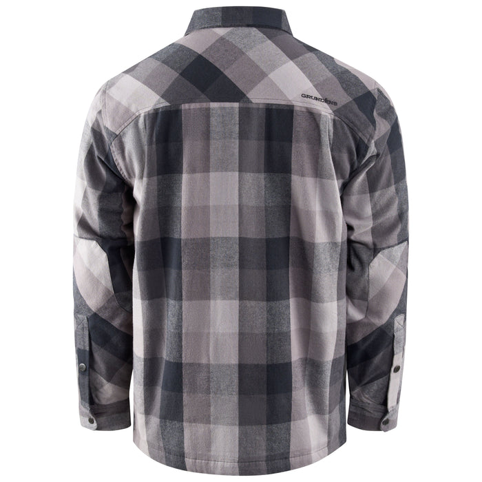 Grundens Men's Bankside Lined Shacket Anchor Plaid Image 02