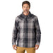 Grundens Men's Bankside Lined Shacket Anchor Plaid Image 07