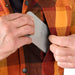 Grundens Men's Bankside Lined Shacket Lobster Plaid Image 10