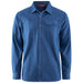 Grundens Men's Dispatch Flannel Shirt Blue Abyss Image 01