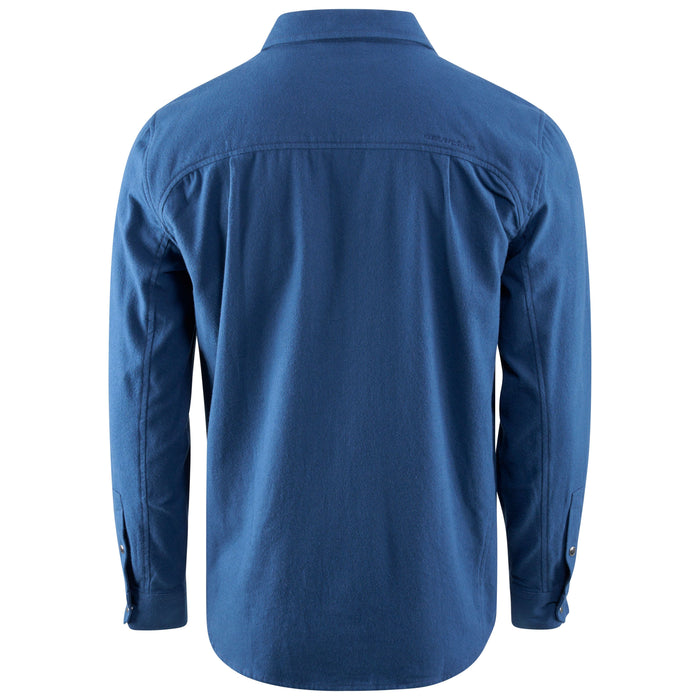 Grundens Men's Dispatch Flannel Shirt Blue Abyss Image 02