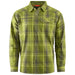Grundens Men's Dispatch Flannel Shirt Cedar Plaid Image 01