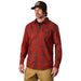 Grundens Men's Dispatch Flannel Shirt Lobster Plaid Image 05