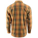 Grundens Men's Dispatch Flannel Shirt Oak Plaid Image 02