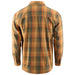 Grundens Men's Dispatch Flannel Shirt Oak Plaid Image 02