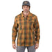 Grundens Men's Dispatch Flannel Shirt Oak Plaid Image 03