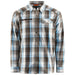Grundens Men's Dispatch Flannel Shirt Sandbar Plaid Image 01