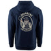 Grundens Men's Displacement DWR Hoodie SL Guides Dark Navy Image 02