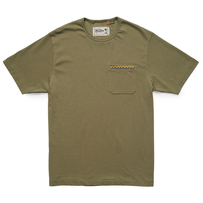 Howler Brothers Spectrum Pocket T-Shirt Lichen Green Image 01