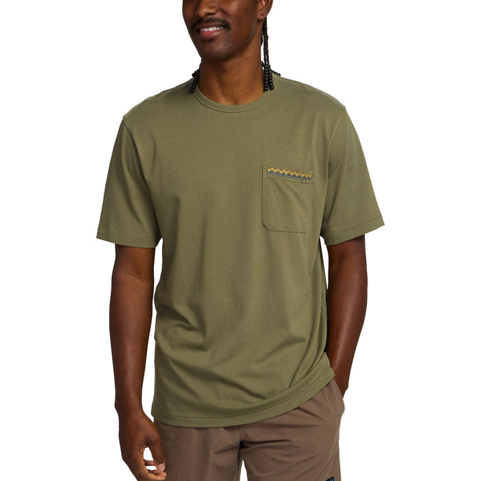 Howler Brothers Spectrum Pocket T-Shirt Lichen Green Image 03