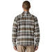 Patagonia Men's Fjord Flannel Shirt Blizzard: Salt Grey Image 03