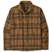 Patagonia Men's Fjord Flannel Shirt Catch: Deer Brown Image 01