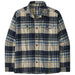 Patagonia Men's Fjord Flannel Shirt Hibernate: Sunken Blue Image 01