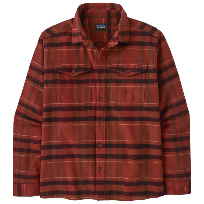 Patagonia Men's Fjord Flannel Shirt King: Dried Vanilla Image 01