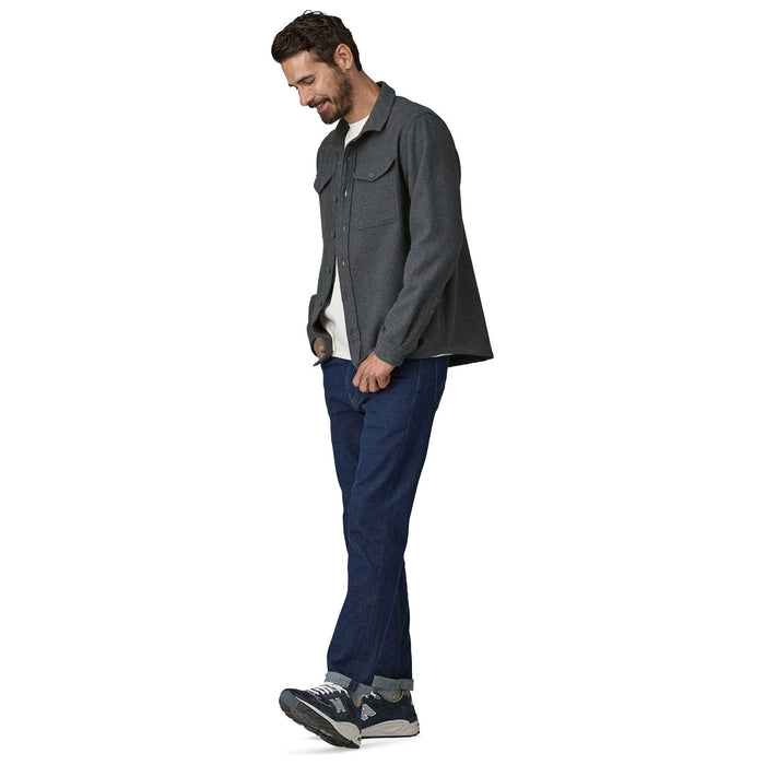 Patagonia Men's Fjord Flannel Shirt Whole Weave: Forge Grey Image 02