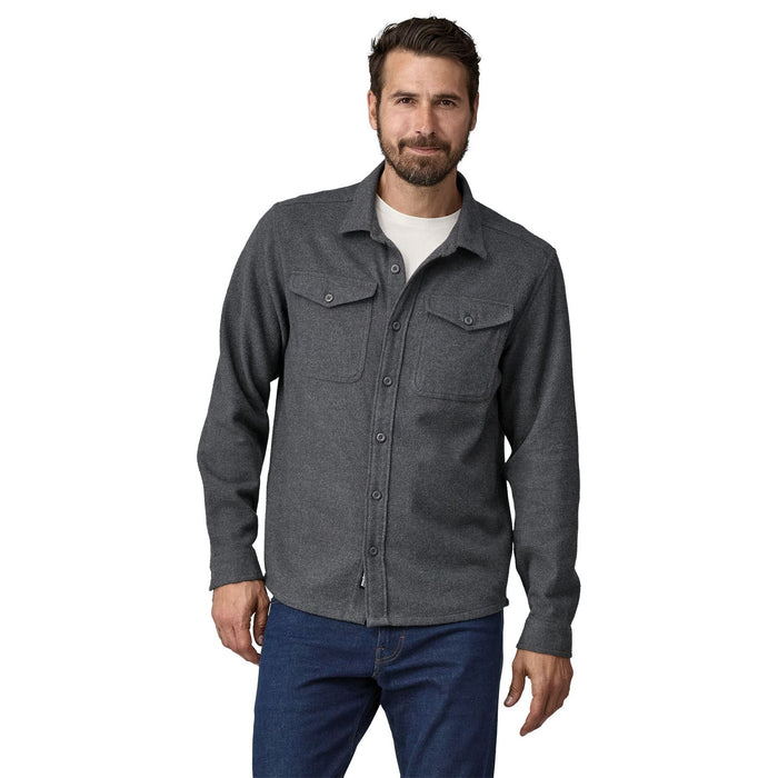 Patagonia Men's Fjord Flannel Shirt Whole Weave: Forge Grey Image 03