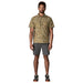 Patagonia Men's Short-Sleeved Self Guided Sun Shirt Coastal Edge: Weathered Stone