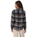 Patagonia Women's Fjord Flannel Shirt Adventurer: Smolder Blue Image 04