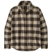 Patagonia Women's Fjord Flannel Shirt Buffalo Check: Otter Brown Image 01
