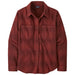 Patagonia Women's Fjord Flannel Shirt Cascade: Oxide Red Image 01