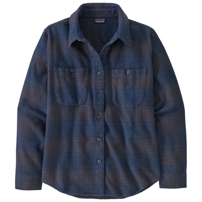Patagonia Women's Fjord Flannel Shirt Cascade: Tidepool Blue Image 01