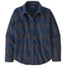 Patagonia Women's Fjord Flannel Shirt Cascade: Tidepool Blue Image 01