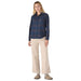 Patagonia Women's Fjord Flannel Shirt Cascade: Tidepool Blue Image 02