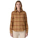 Patagonia Women's Fjord Flannel Shirt Old Spruce: Nest Brown Image 02