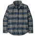 Patagonia Women's Fjord Flannel Shirt Old Spruce: Sunken Blue Image 01