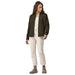 Patagonia Women's Fjord Flannel Shirt Whole Weave: Pine Needle Green Image 02