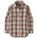 Patagonia Women's Fjord Loft Overshirt Jacket Alpenglow: Oar Tan Image 01