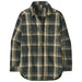 Patagonia Women's Fjord Loft Overshirt Jacket Cirque: Old Growth Green Image 01