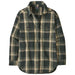 Patagonia Women's Fjord Loft Overshirt Jacket Cirque: Old Growth Green Image 01