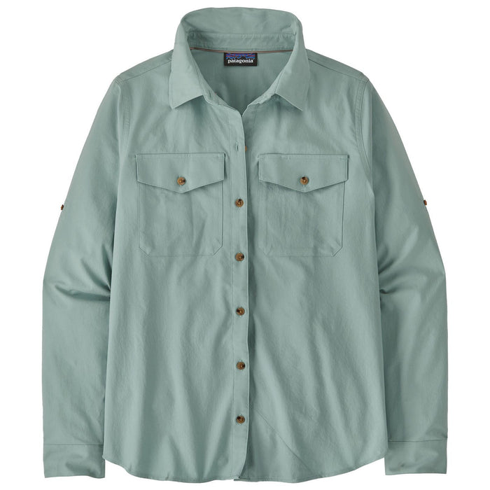 Patagonia Women's Long-Sleeved Self Guided Sun Shirt Thermal Blue