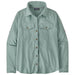 Patagonia Women's Long-Sleeved Self Guided Sun Shirt Thermal Blue