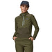 Patagonia Women's R2 CrossStrata Pullover Pine Needle Green Image 02