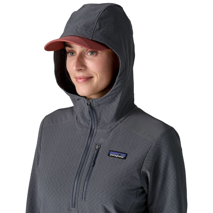 Patagonia Women's R2 CrossStrata Pullover Smolder Blue Image 05