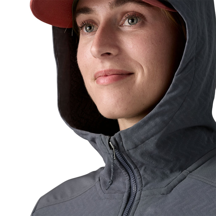 Patagonia Women's R2 CrossStrata Pullover Smolder Blue Image 06