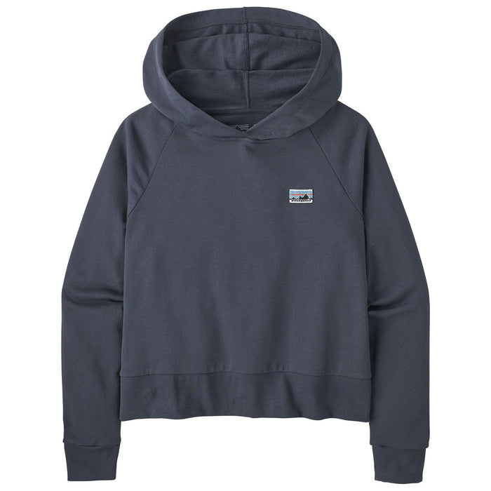 Patagonia Women's Regenerative Organic Certified Cotton Essential Hoody Smolder Blue Image 01