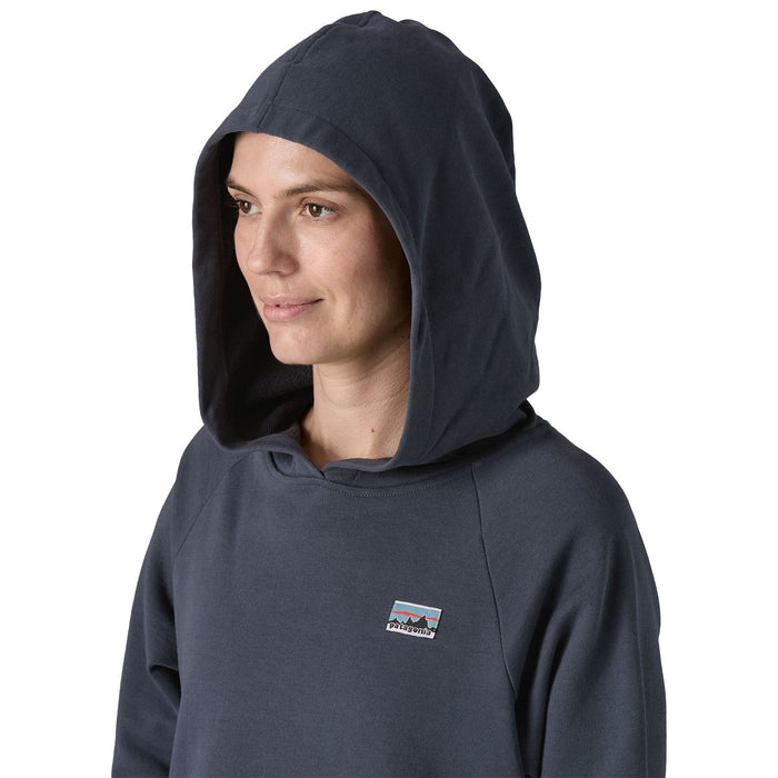 Patagonia Women's Regenerative Organic Certified Cotton Essential Hoody Smolder Blue Image 05