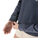 Patagonia Women's Regenerative Organic Certified Cotton Essential Hoody Smolder Blue Image 06