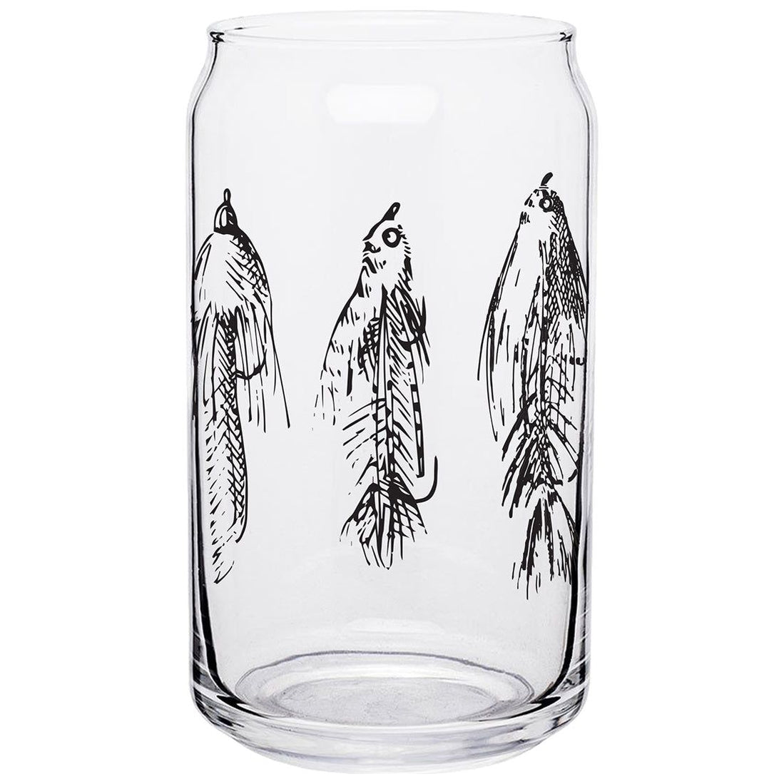 Rep Your Water Streamers Beer Can Glass — TCO Fly Shop