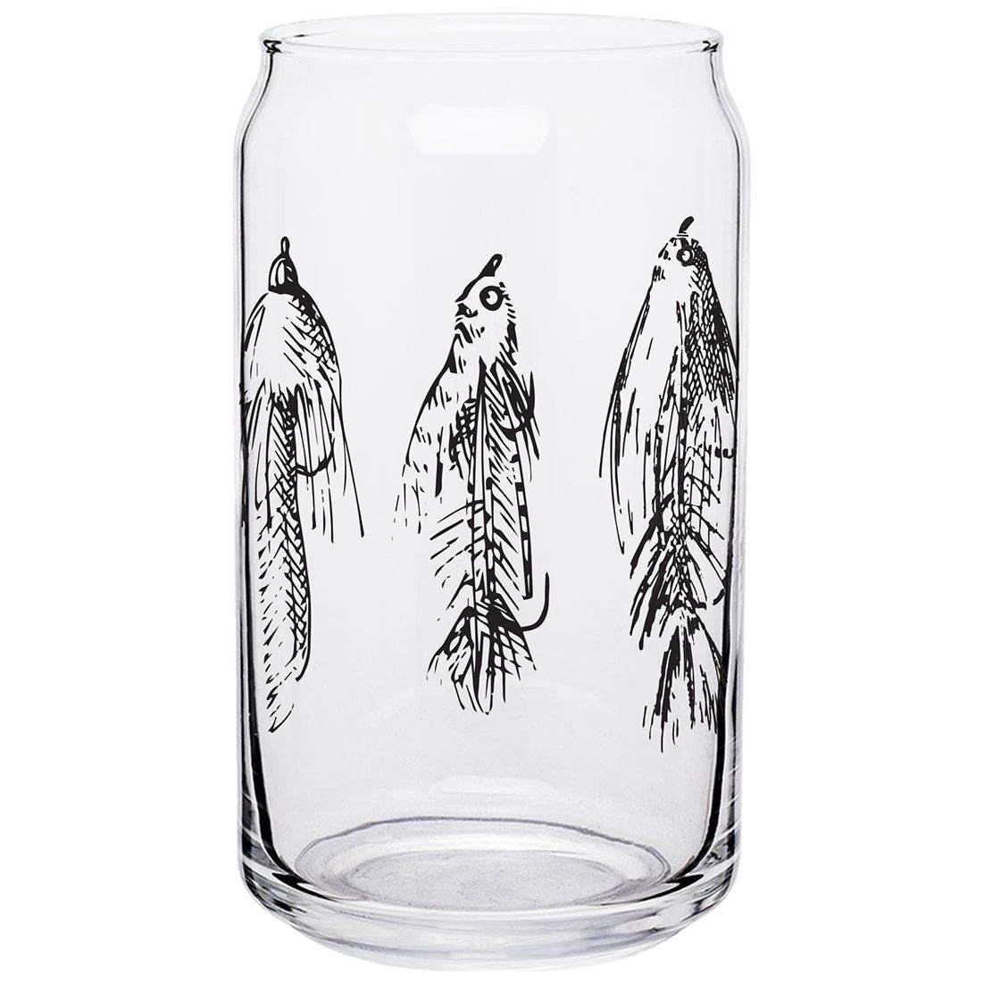 Rep Your Water Streamers Beer Can Glass — TCO Fly Shop