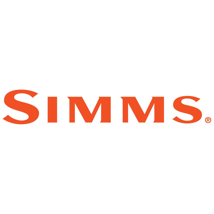 Simms Large Logo Sticker Orange Image 01