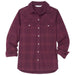 Stio Women's Slipstone Midweight Flannel Shirt Aubergine Plaid Image 01