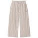 Stio Women's Turpin Fleece Wide Crop Pant Atmosphere Heather Image 01