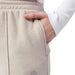 Stio Women's Turpin Fleece Wide Crop Pant Atmosphere Heather Image 05