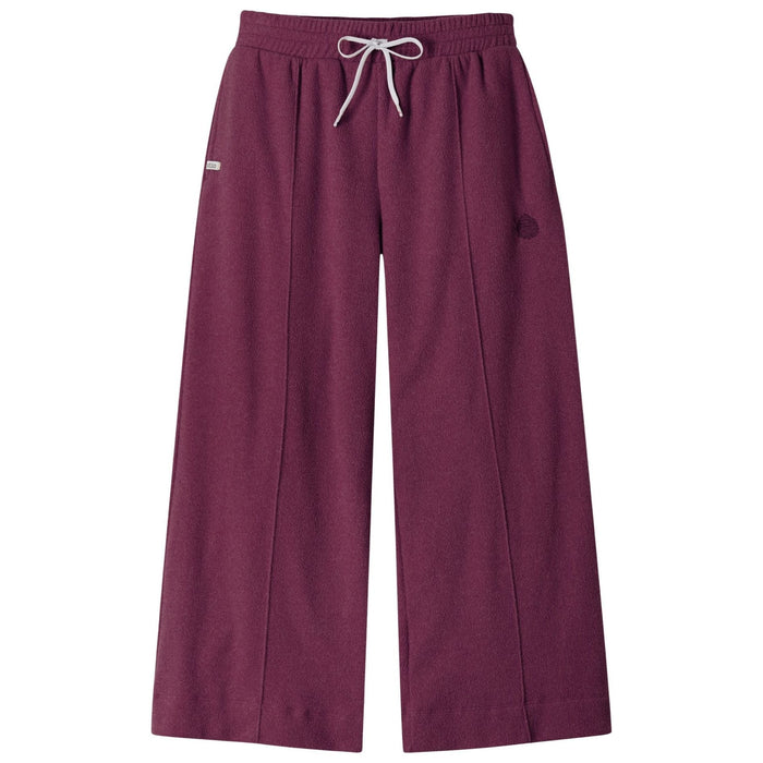 Stio Women's Turpin Fleece Wide Crop Pant Aubergine Image 01